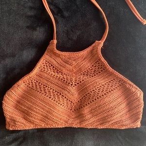 crochet bikini top